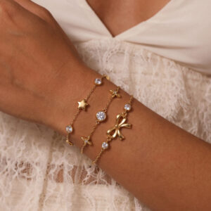 Wholesale Stainless Steel Electroplated Heart Star Clover Unisex Bracelet Fashion Jewelry Accessory For Everyday Wear And Gift Giving