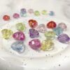 Wholesale Trendy Acrylic Star Beads Electroplated Colorful Loose Beads for DIY Jewelry Making and Layering
