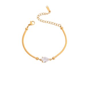 Water drop curved stitching bracelet