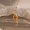 oly-2e7d58498f9bc77e18e51505e45cd026 Wholesale Vintage Beaded Necklace Cross Fish Charms Dopamine Stone Pearl Pendant Chic Gift Jewelry Accessory For Boutique Resale