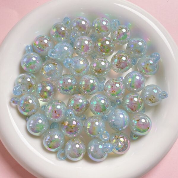 oly-2e7e52db861c0ef74b83e0613f83ca7a Wholesale Acrylic Luminous Gold Foil Cloud Mist Round Beads for DIY Grape Bunch Car Hanging Charm Jewelry Making Gift Boutique Resale