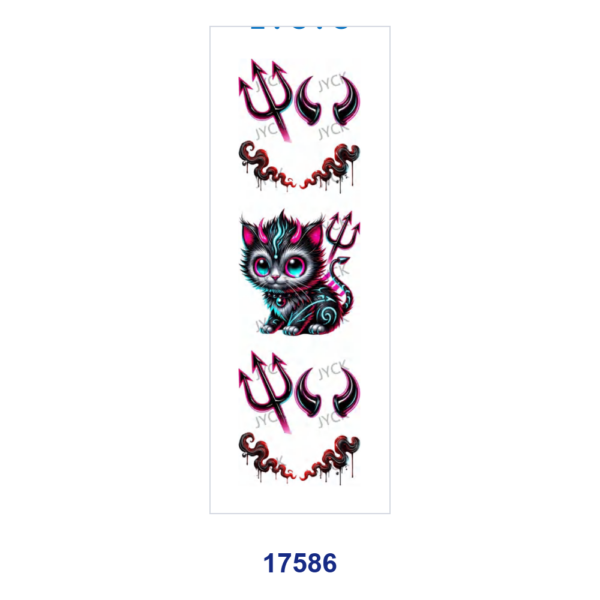 oly-2e9000538d4f43eaa8873a5a7a9aa786 Wholesale 2/8/16pcs Neon Gra Gothic Cute Monster Animal Pen and Bookmark Stickers UV DTF Wraps