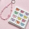 Wholesale Trendy Alloy Bow Tie Beads Light Pink for DIY Phone Charm Keychain Making Fashion Accessory