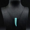 oly-2ea08bd597afd3bc44fe8123f29a1449 Wholesale Vintage Style Turquoise Pendant Necklace Zinc Alloy Adjustable Chain Jewelry Accessory For Boutique Resale