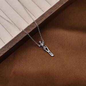 oly-2eb0bf5dab088608a436d9b40b363820 Wholesale Zinc Alloy Antique Silver Skeleton Pendant Necklace Halloween Gothic Fashion Accessory