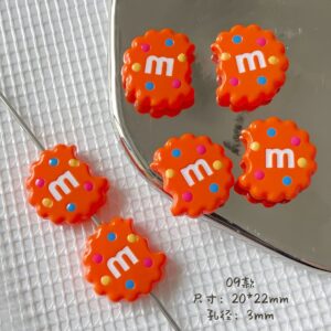 09-orange / See pictures for size (sold by the piece)