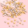 oly-2f4c23ff7319dd32c6525497182921dc Wholesale Gold Electroplated Acrylic Heart & Star Spacer Beads for DIY Jewelry Making, Fashion Accessory, Gift and Boutique Resale