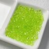 oly-30021422771546554f59c61c705b6790 Wholesale Candy Transparent Acrylic Peanut Loose Beads in Fruit Green for DIY Jewelry Making and Phone Strap Accessories