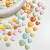 Wholesale Acrylic Candy Color Heart Shaped Beads 14mm 20pcs DIY Jewelry Making Phone Charm Accessory