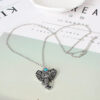 oly-303aa8a24e31aa2d84a589c4585648fc Wholesale Alloy Ancient Silver Hollow Elephant Pendant Necklace Vintage Bohemian Ethnic Style Unisex Jewelry
