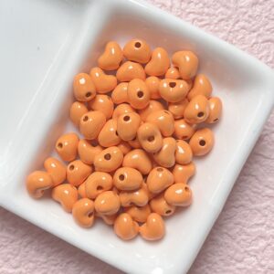 04-orange / Size is about 8mm, hole diameter is about 1.7mm (sold by the piece)