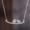 Wholesale Zinc Alloy Love Bird Pendant Earrings And Necklace Set Retro Minimalist Jewelry For Party And Daily Wear