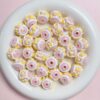 oly-3258b3b33e121b3f81f7b411d37bcfd4 Wholesale Hand-Painted Acrylic Cartoon Bear Loose Beads DIY Jewelry Making Craft Supply Fashion Accessory for Boutique Resale