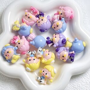 oly-3262a221afe08a5031878b6286be8db8 Wholesale Silicone Cute Cartoon Sitting Girl Loose Beads for DIY Phone Chain Keychain Jewelry Accessory