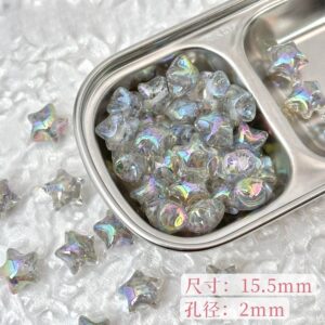 06-gray star / See picture for size (sold by piece)