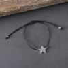 oly-32a7b94e11f212eb2b1d22c4d989486e Wholesale Zinc Alloy Ancient Silver Star Moon Earrings Necklace Bracelet Set Everyday Wear