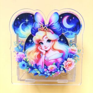 B654-sleeping beauty pen holder