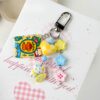 oly-331474919336864ea1f4eb65710e6718 Wholesale Acrylic Love Heart Beads Light Pink Checkered Print for DIY Jewelry Making Bag Charms and Craft Supplies