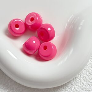 10-rose red / Size is about 9*12mm, hole diameter 2.5mm