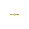 Wholesale Electroplating Copper Copper December Birthstone Ring Geometric Oval Design Fashion Accessory For Everyday Wear