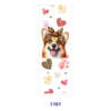 Wholesale 2/8/16pcs Variety Cute Dog Leopard Bow Paw Print Heart Floral Print Pen and Bookmark Stickers UV DTF Wraps OLY Exclusive
