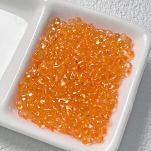 02-Orange / The size is about 4*6.5mm, the aperture is about 1.2mm
