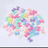 oly-33e953020fc769b70a95f7ba93d058aa Wholesale Spring Bow Acrylic Loose Beads for Children's DIY Jewelry Making Craft Supply
