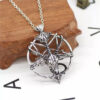 oly-343cec3dda6ca7c6d27c28fc2c926b49 Wholesale Vintage Pan God Sheep Head Pentagram Pendant Necklace Stylish Round Chain Jewelry Accessory Gift