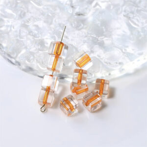 03-Orange / The size is about 8*8mm(30 PCs/pack)