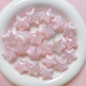 05-light pink / Size is about 23mm, hole diameter is about 3.3mm