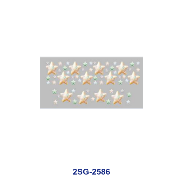 Wholesale 8pcs Plaid Star Pastel Star Print 3oz Cup Stickers Wrap OLY Exclusive