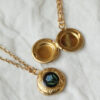 Wholesale Chic Heart Shaped Locket Necklace With Enamel Photo Album Pendant Stainless Steel ElectroplatedTone Love Rabbit Motif Fashion Jewelry Accessory