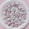 Wholesale Trendy Hand-Painted Acrylic Cartoon Beads 16mm Black Coffee Color for DIY Phone Chain Keychain Craft Supply Boutique Resale