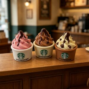 oly-35c66bdb6b9a5bf6050ec0ed67d24695 Wholesale Miniature Ice Cream Cup Resin Keychain Dollhouse Food Toy Decorative Accessory for DIY Gift