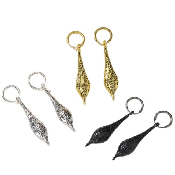 Wholesale Alloy Bohemian Vintage Drop Earrings Women Geometric Ethnic Style Jewelry Accessory Gift