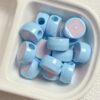 Wholesale Two-Tone Four Leaf Clover Acrylic Beads Oil Drip Painted Large Hole DIY Phone Charm Craft Supply