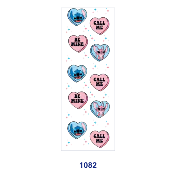 Wholesale 2/8/16pcs Seashell Floral Romantic Heart Print Pen and Bookmark Stickers UV DTF Wraps OLY Exclusive