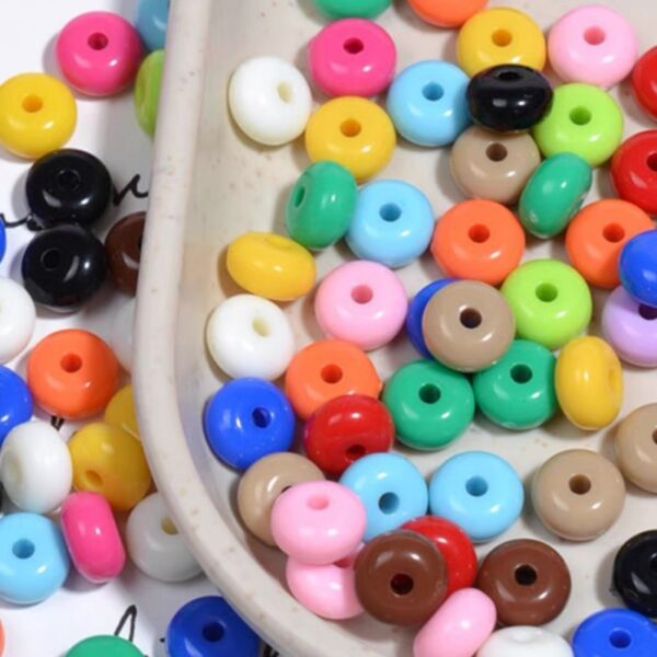 oly-3695aff158e68d07c339784fcbc644e0 Wholesale 8mm Acrylic Abacus Beads Beige Loose Spacer Beads for DIY Jewelry Making Necklace Bracelet Crafting 100 Pcs