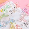 Wholesale Acrylic Loose Beads French Cute Polka Dot Bow Butterfly Charms for DIY Phone Chain Jewelry Making