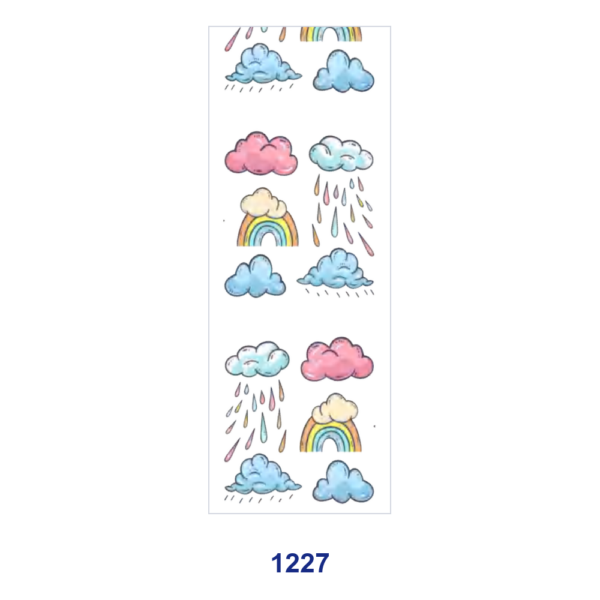 oly-36b66563a82c8c2ce5319ff1f9cbf2cf Wholesale 2/8/16pcs Colorful Flower Star Cloud Rainbow Mushroom Butterfly Candy Print Pen and Bookmark Stickers UV DTF Wraps