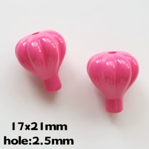 06-rose red / See pictures for dimensions (sold by the piece)
