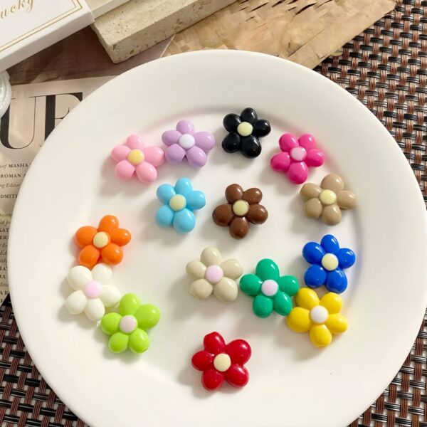 oly-370a23dca86a96ad03eb2378698f7be0 Wholesale Cute Flower Acrylic Beads DIY Craft Supplies for Bracelet Keychain Phone Charm Boutique Resale
