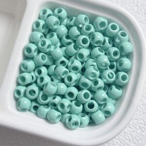 02-cyan / The size is about 8mm, the aperture is about 2-3mm