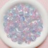 oly-378d88c803c7700cad8b59d5db1250c4 Wholesale Acrylic Star Loose Beads Electroplated Two-Tone Burst Floral Pattern for DIY Jewelry Making and Phone Charms