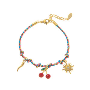 Red cherry bracelet