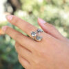 oly-3796a8e0dbb2e757fbc4534470284af4 Wholesale Vintage Flower Open Ring Adjustable Silver Alloy Jewelry Accessory Gift For Women