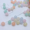 Wholesale Translucent Jelly Yellow Acrylic Round Beads for DIY Jewelry and Bag Making, Fashion Accessory Craft Supply