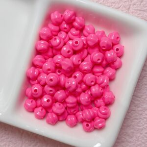 14-rose red / Size is about 5mm, hole diameter is about 1.5mm