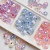 oly-38402138c3bf4a85db744569ac2f4886 Wholesale Cartoon Acrylic Loose Beads 3D Glitter Print DIY Phone Charm Jewelry Craft Accessory