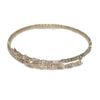 oly-386a1e87b7041642b012514b56039d28 Wholesale Stylish Zircon Open Bangle Bracelet Silver Tone Bridal Wedding Jewelry Accessory